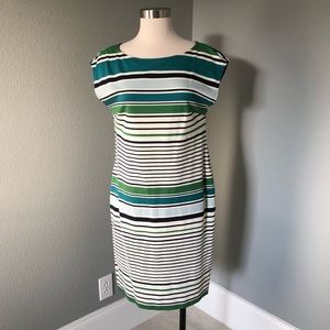 New European Solar Brand Striped Pocket Dress